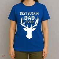 Best Buckin Dad Ever S Funny Gift T-Shirt thumb 4