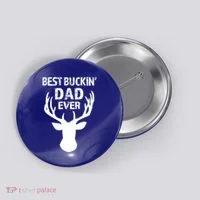Best Buckin Dad Ever S Funny Gift Button thumb 0
