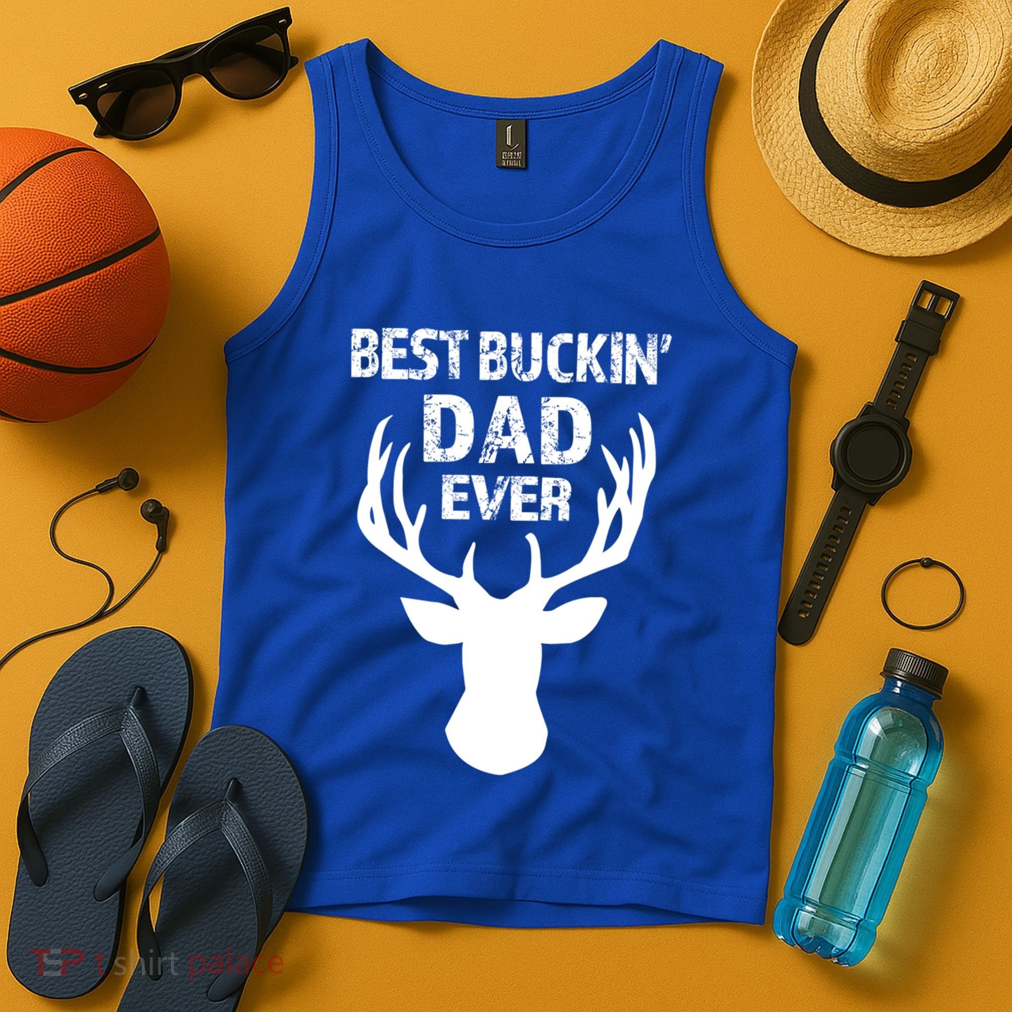 Best Buckin Dad Ever S Funny Gift Tank Top