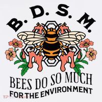 Bdsm Bees Do So Much For The Environment Women's Long Sleeve Shirt thumb 2