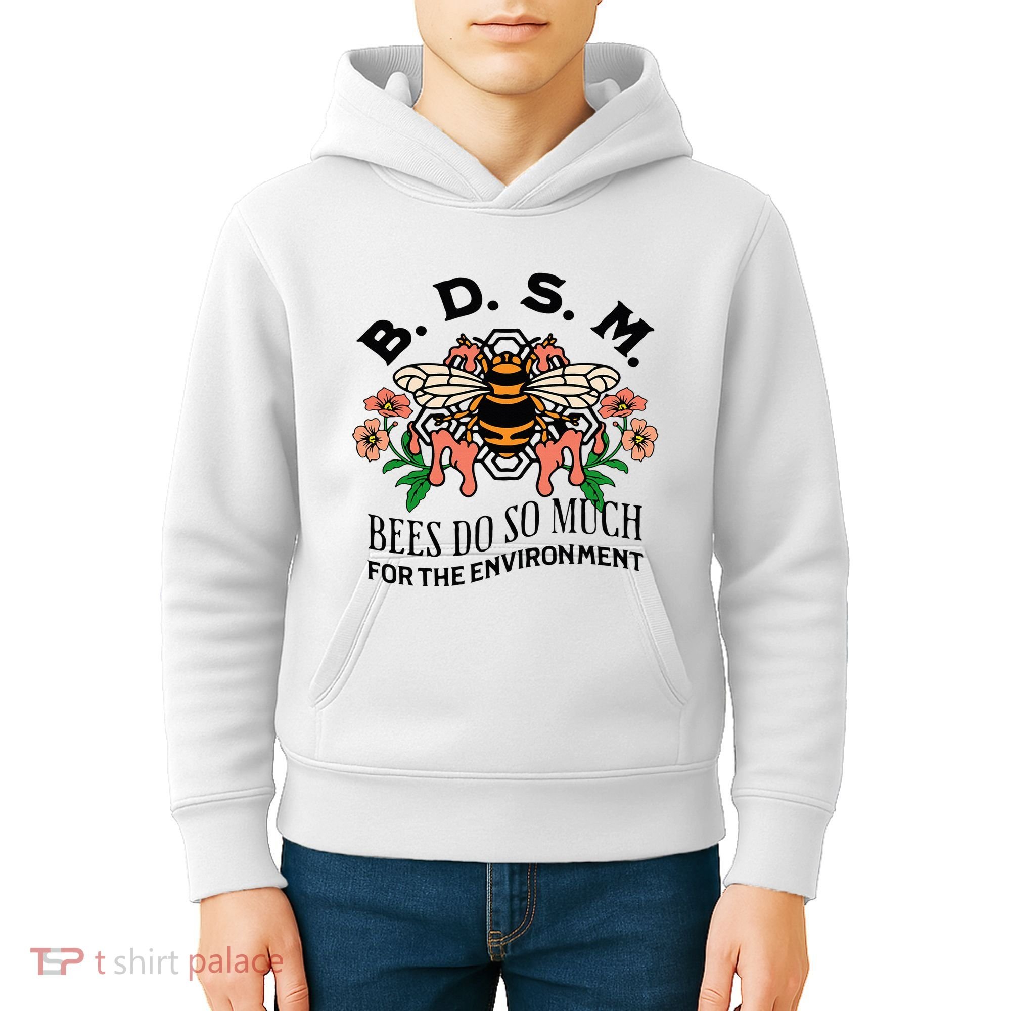 Bdsm Bees Do So Much For The Environment Kids Hoodie