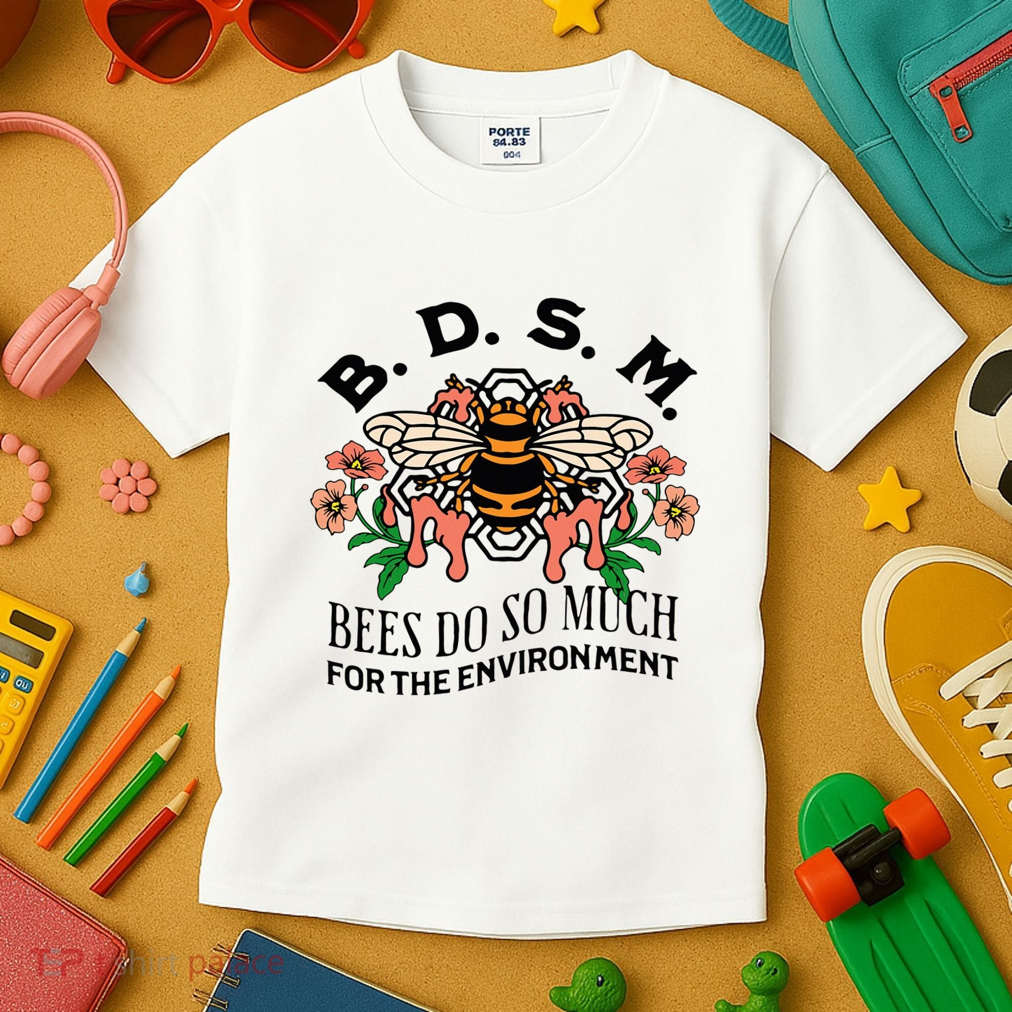 Bdsm Bees Do So Much For The Environment Kids T-Shirt