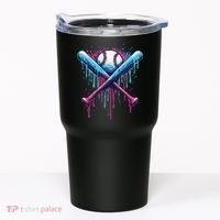 Baseball Bat Drip Funny Graphic Tumbler thumb 0