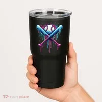 Baseball Bat Drip Funny Graphic Tumbler thumb 2