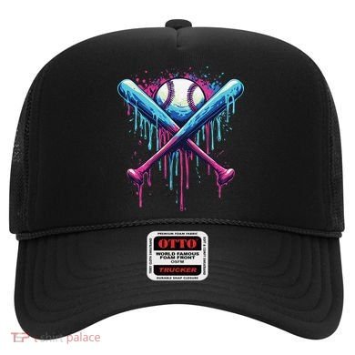 Baseball Bat Drip Funny Graphic Hat