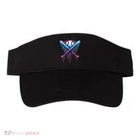 Baseball Bat Drip Funny Graphic Visor thumb 0