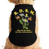 BDSM Bees Do So Much For The Environment Doggie Tank thumb 0