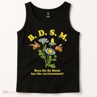 BDSM Bees Do So Much For The Environment Tank Top thumb 2