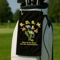 BDSM Bees Do So Much For The Environment Golf Towel thumb 2