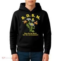 BDSM Bees Do So Much For The Environment Kids Hoodie thumb 4