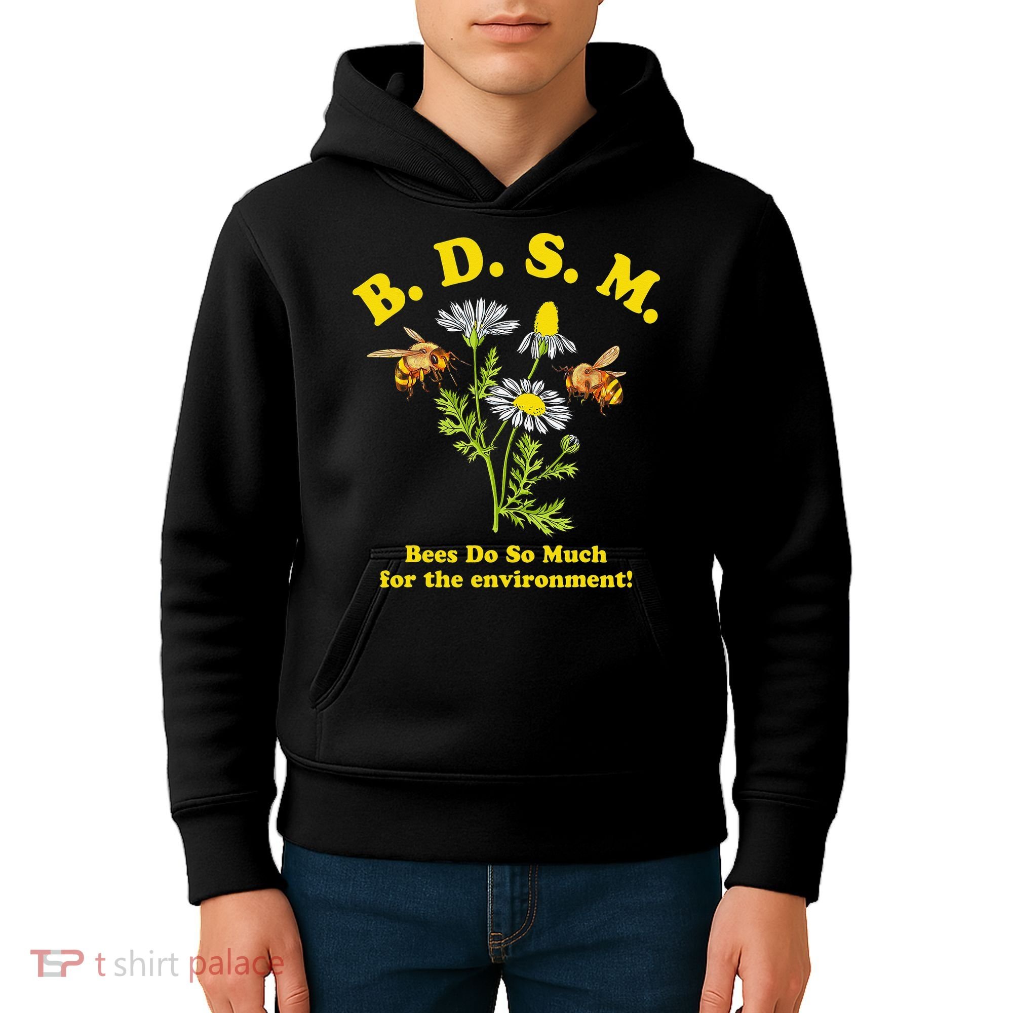 BDSM Bees Do So Much For The Environment Kids Hoodie