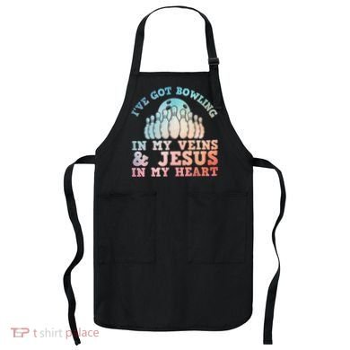 Best Bowling Design Jesus Christian Bowling Apron
