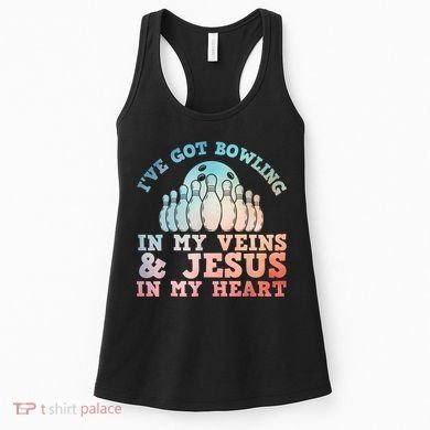 Best Bowling Design Jesus Christian Bowling Women's Tank Top