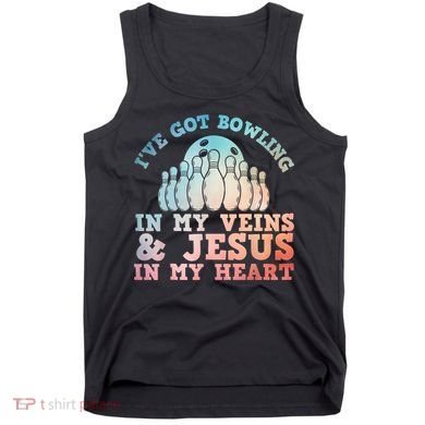 Best Bowling Design Jesus Christian Bowling Tank Top
