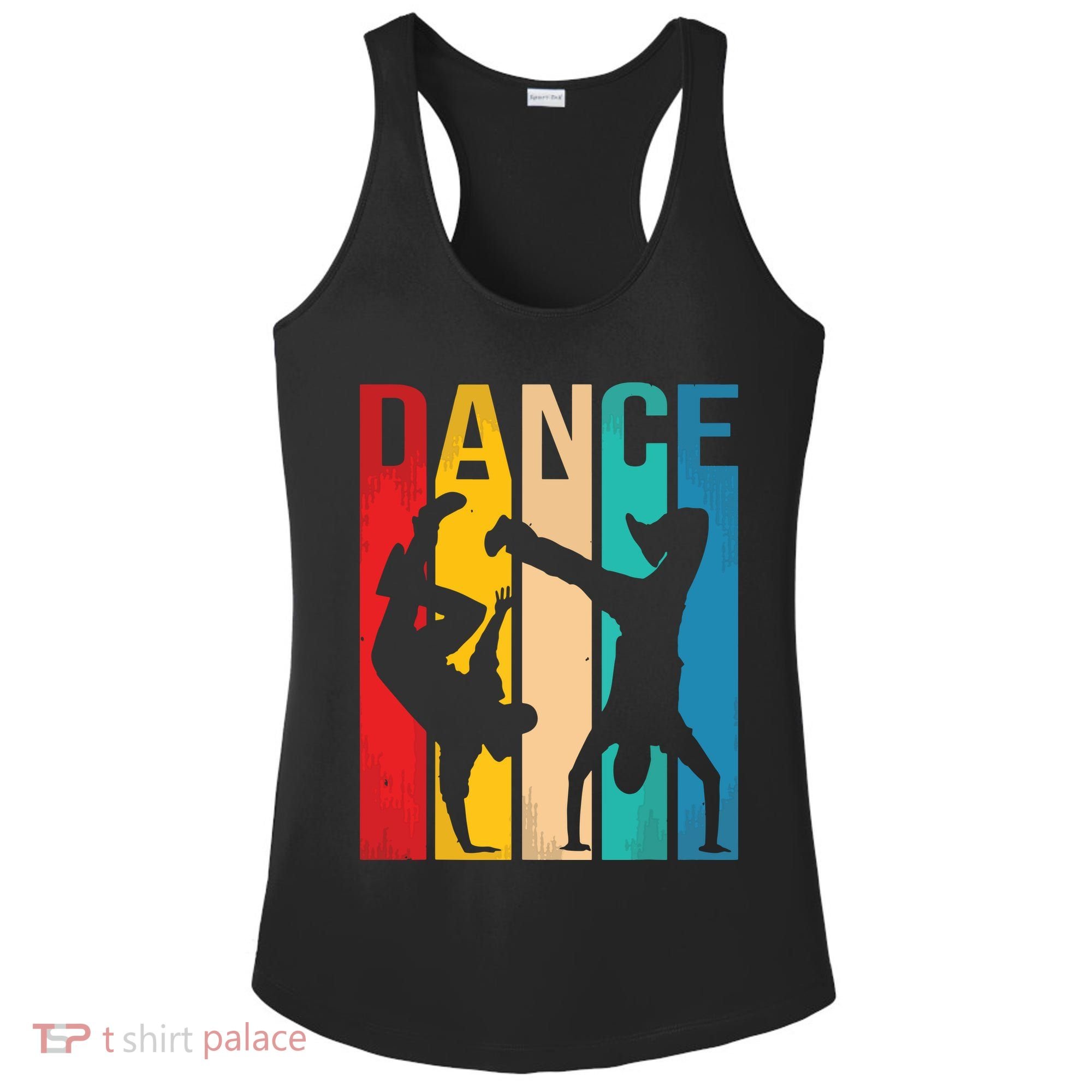 Breakdancing BBoy Dance Breakdance Dancer Gift Ladies PosiCharge Competitor Racerback Tank