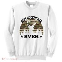 Best Buckin Dad Ever Deer Hunting Fathers Day Manley Sweatshirt thumb 0