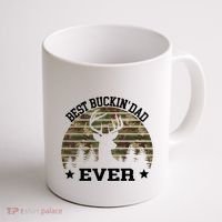 Best Buckin Dad Ever Deer Hunting Fathers Day Manley Coffee Mug thumb 1