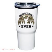 Best Buckin Dad Ever Deer Hunting Fathers Day Manley Tumbler thumb 0
