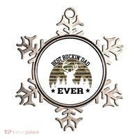 Best Buckin Dad Ever Deer Hunting Fathers Day Manley Ornament thumb 0
