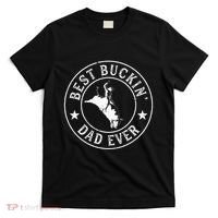 Best Buckin Dad Ever Cowboy Bull Riding Rodeo T-Shirt thumb 0