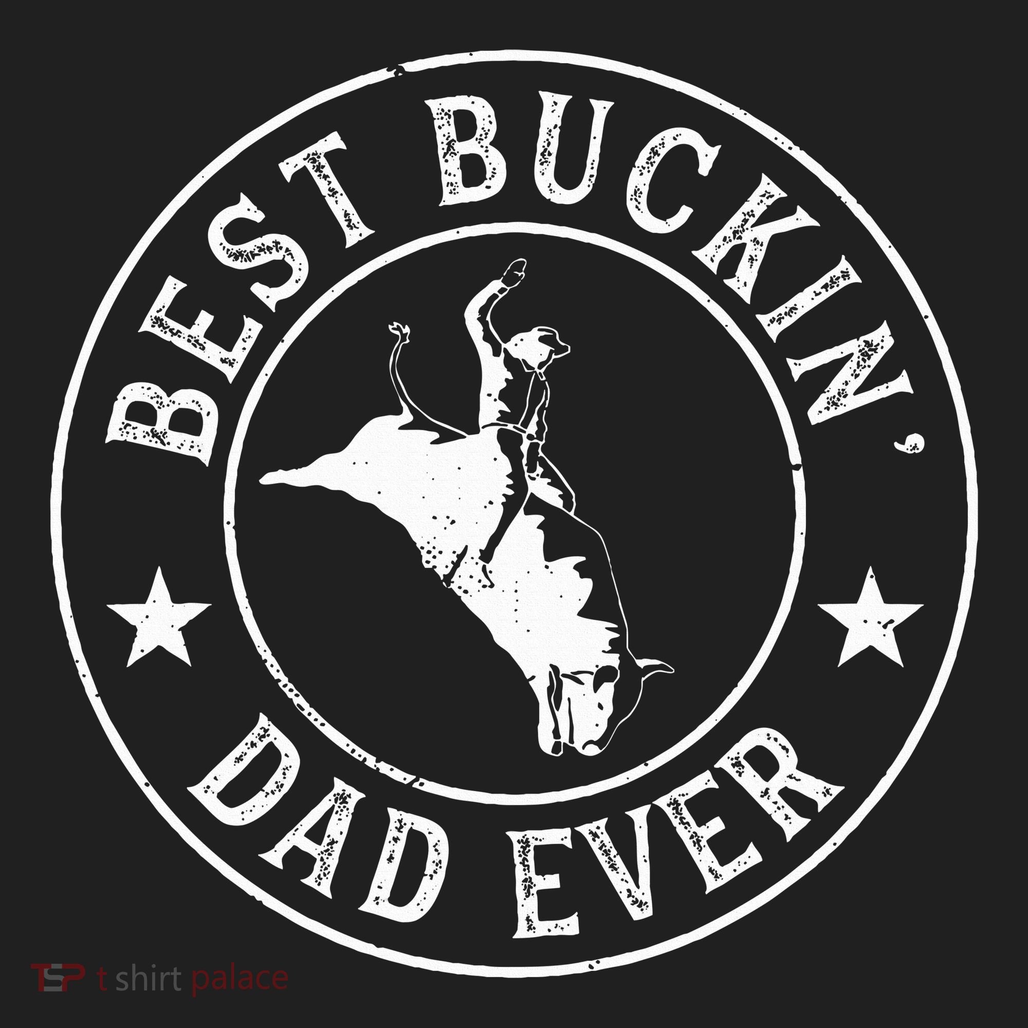 Best Buckin Dad Ever Cowboy Bull Riding Rodeo Beanie