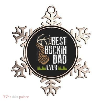 Best Buckin Dad Ever Deer Hunting Bucking Father Gift Ornament
