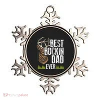 Best Buckin Dad Ever Deer Hunting Bucking Father Gift Ornament thumb 0