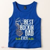 Best Buckin Dad Ever Deer Hunting Bucking Father Gift Tank Top thumb 2