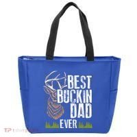Best Buckin Dad Ever Deer Hunting Bucking Father Gift Tote Bag thumb 0