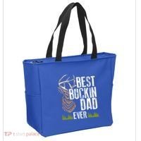 Best Buckin Dad Ever Deer Hunting Bucking Father Gift Tote Bag thumb 2