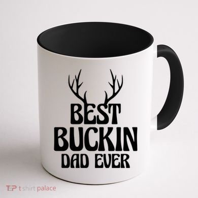 Best Buckin Dad Ever Father Dad Fathers Day Gift Coffee Mug back