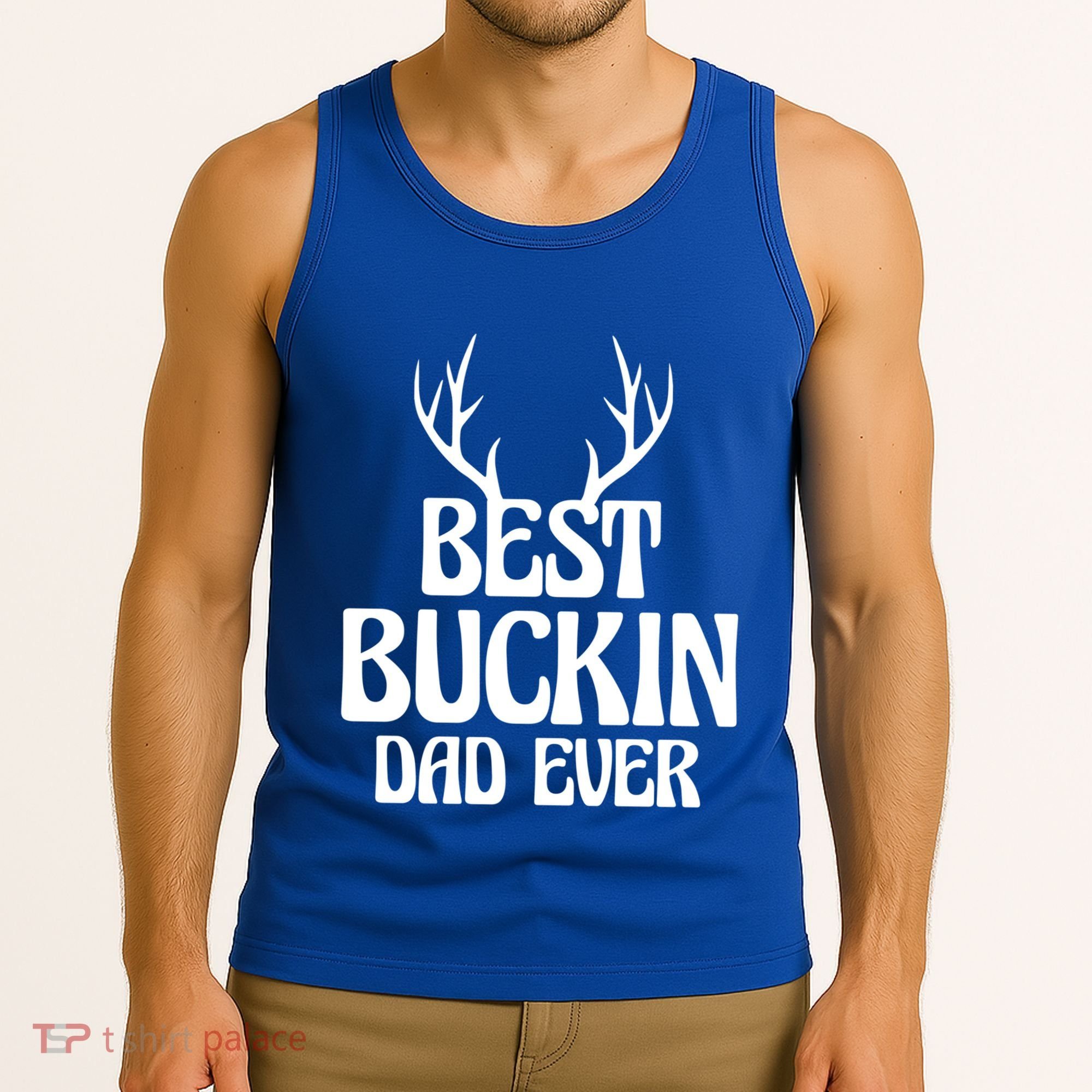 Best Buckin Dad Ever Father Dad Fathers Day Gift Tank Top