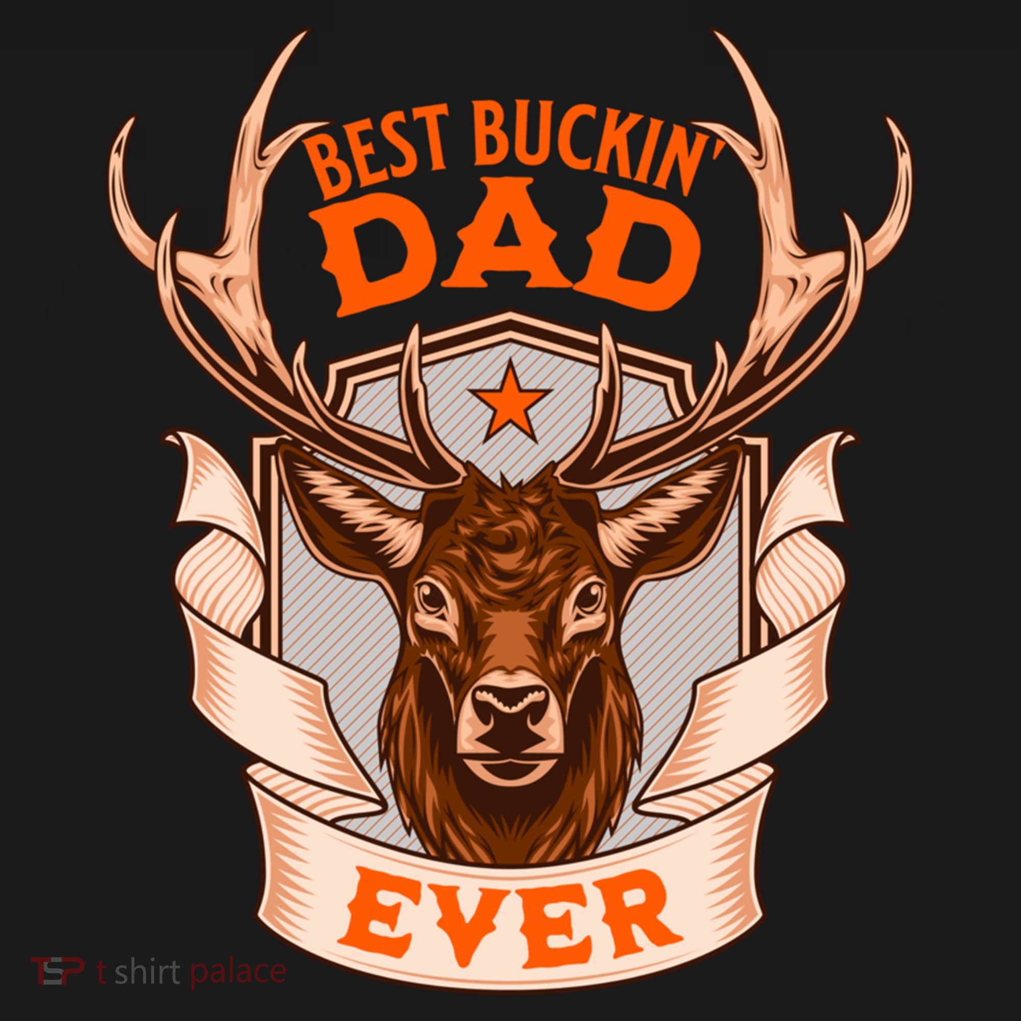 Best Buckin Dad Ever Funny Deer Hunter Buck Hunting Great Gift Backpack