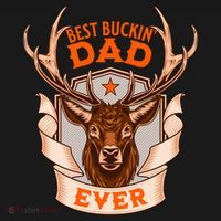 Best Buckin Dad Ever Funny Deer Hunter Buck Hunting Great Gift Bucket Hat thumb 4