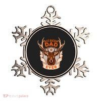 Best Buckin Dad Ever Funny Deer Hunter Buck Hunting Great Gift Ornament thumb 0