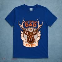 Best Buckin Dad Ever Funny Deer Hunter Buck Hunting Great Gift T-Shirt thumb 5