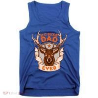 Best Buckin Dad Ever Funny Deer Hunter Buck Hunting Great Gift Tank Top thumb 0