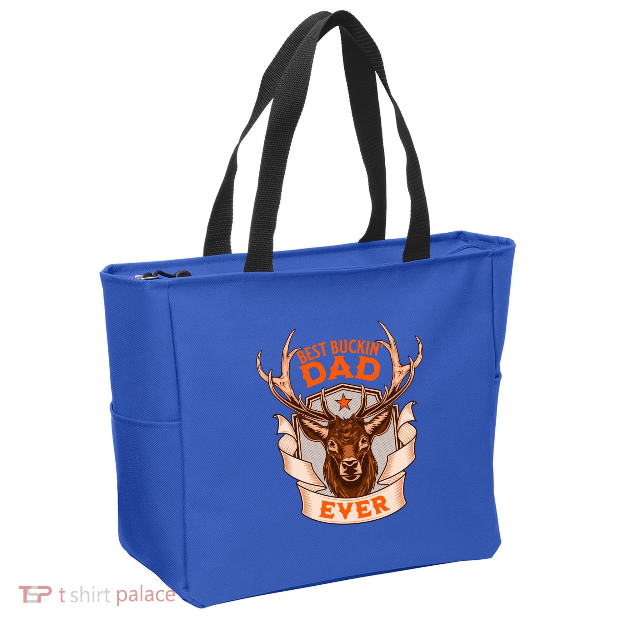 Best Buckin Dad Ever Funny Deer Hunter Buck Hunting Great Gift Tote Bag