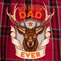 Best Buckin Dad Ever Funny Deer Hunter Buck Hunting Great Gift Men's Flannel Plaid Pajama Pants thumb 2
