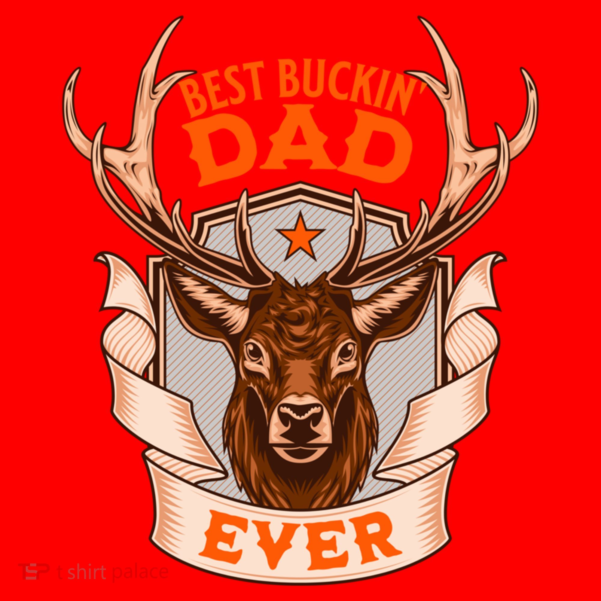 Best Buckin Dad Ever Funny Deer Hunter Buck Hunting Great Gift Santa Hat
