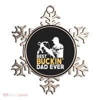 Best Buckin Dad Ever Gift Deer Hunting Funny Hunting Meaningful Gift Ornament thumb 0
