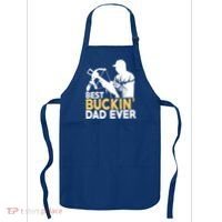Best Buckin Dad Ever Gift Deer Hunting Funny Hunting Meaningful Gift Apron thumb 0