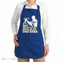 Best Buckin Dad Ever Gift Deer Hunting Funny Hunting Meaningful Gift Apron thumb 2