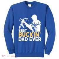 Best Buckin Dad Ever Gift Deer Hunting Funny Hunting Meaningful Gift Sweatshirt thumb 0