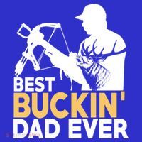 Best Buckin Dad Ever Gift Deer Hunting Funny Hunting Meaningful Gift Polo thumb 2