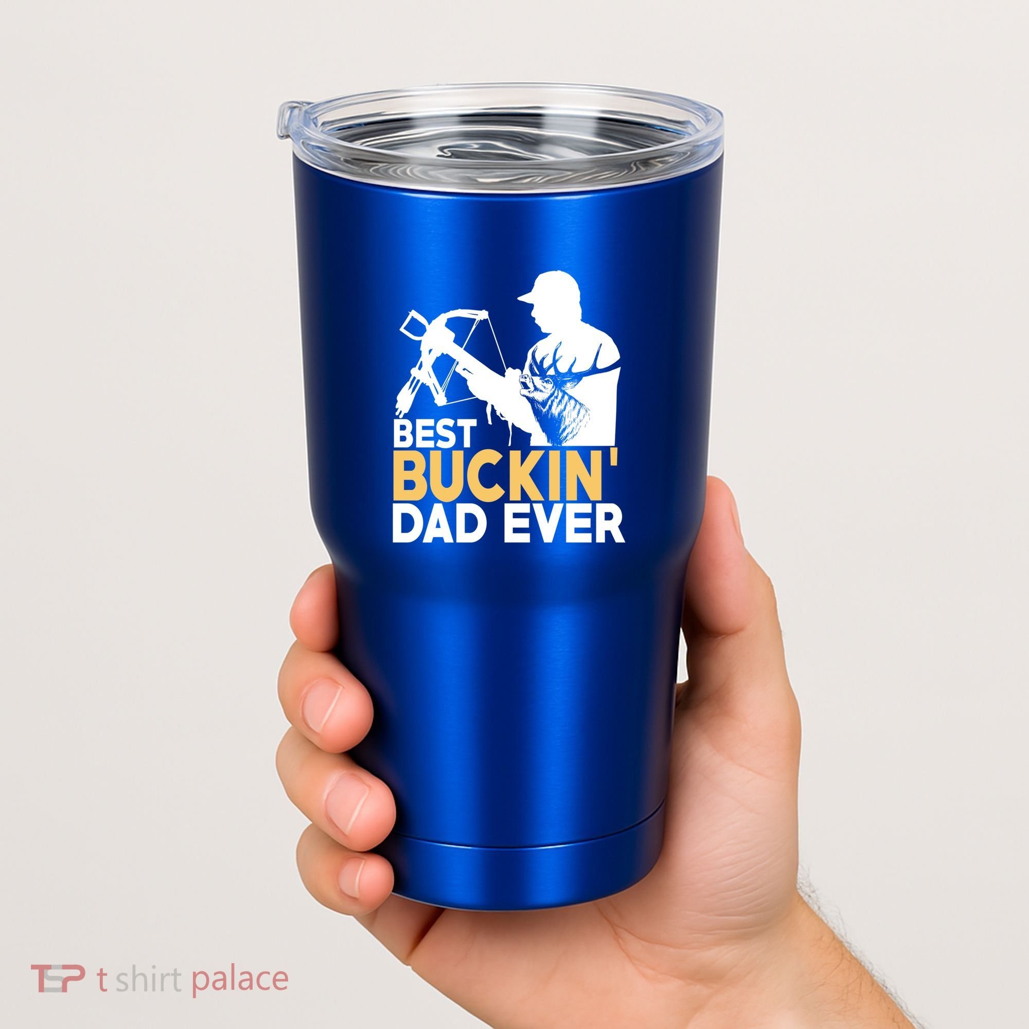 Best Buckin Dad Ever Gift Deer Hunting Funny Hunting Meaningful Gift Tumbler