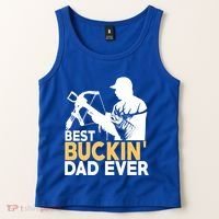 Best Buckin Dad Ever Gift Deer Hunting Funny Hunting Meaningful Gift Tank Top thumb 2