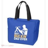 Best Buckin Dad Ever Gift Deer Hunting Funny Hunting Meaningful Gift Tote Bag thumb 3