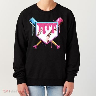 Baseball Base Drip Ice Cream Sports Fan Women's Sweatshirt