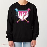 Baseball Base Drip Ice Cream Sports Fan Women's Sweatshirt thumb 0